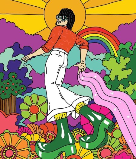 Хиппи живопись