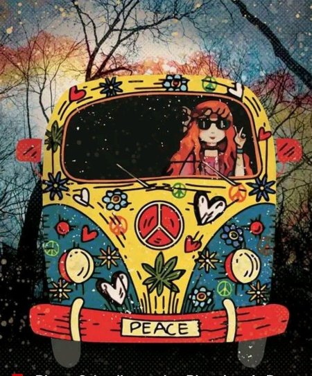 Хиппи фургон
