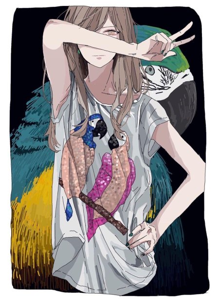 Хиппи арт аниме