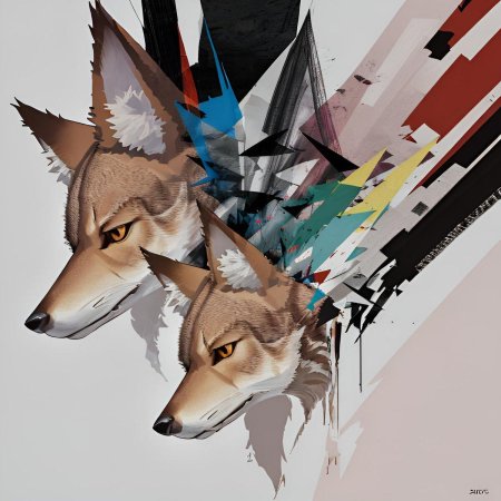 Волки красивые