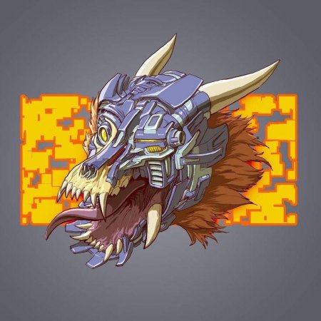 Волк киберпанк