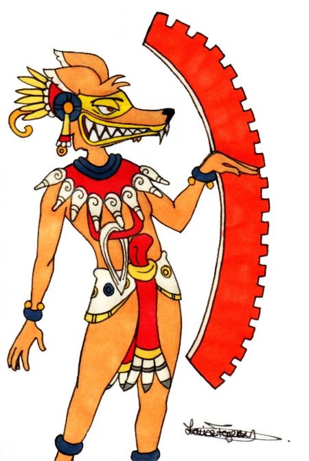 Бог ацтеков койотль