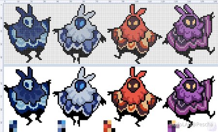 Покемоны пиксельные