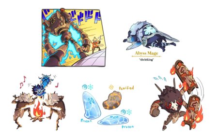 Пиро маг бездны геншин