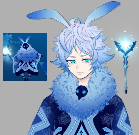 Ледяной маг бездны геншин