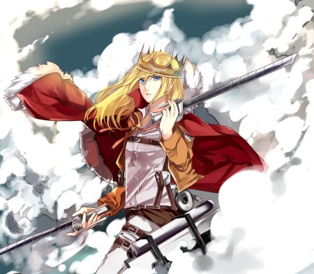 Криста ленз атака титанов