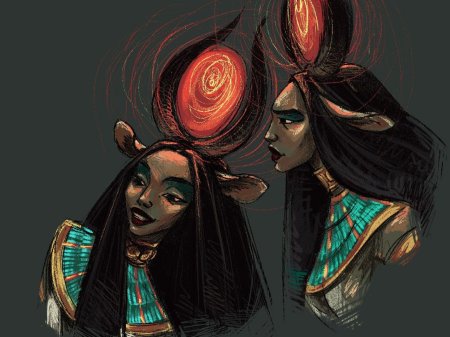 Богиня хатхор арт