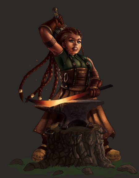 Дварф гном женщина
