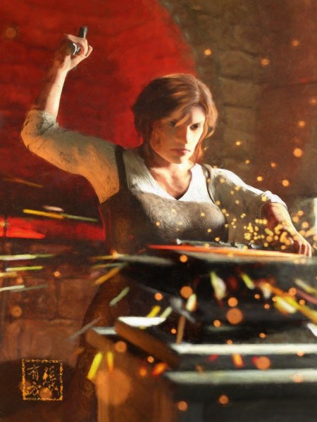 Девушка кузнец