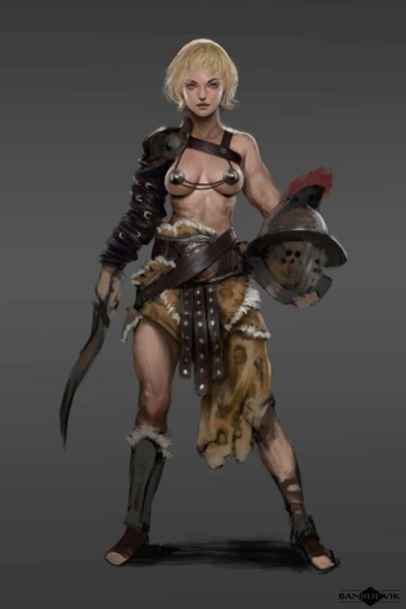 Женщина варвар