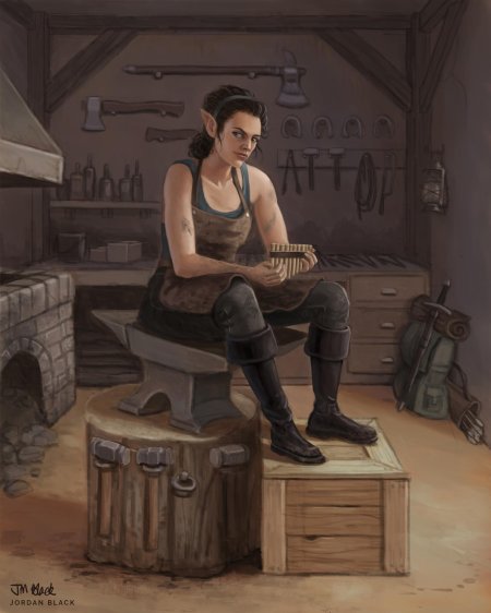 Кузнец днд арт