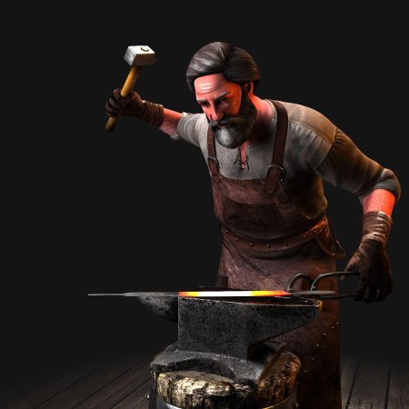 Игра про кузнеца