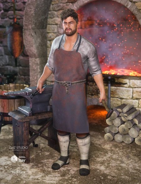 Medieval blacksmith