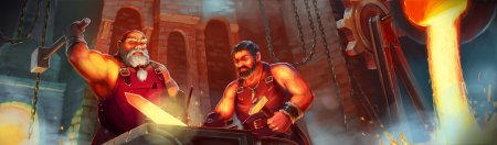 Дворф кузнец фэнтези арт