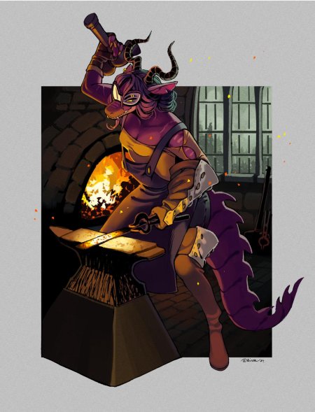 Днд минотавр кузнец