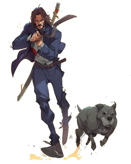 Джон уик концепт арт