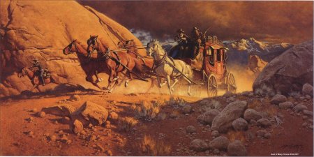 Фрэнк маккарти живопись дикого запада