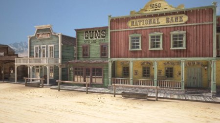 Wild west town d