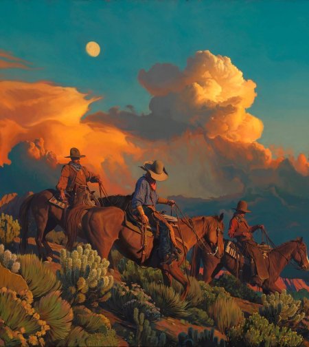 Дикий запад картины