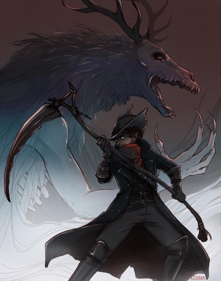 Ворон bloodborne монстр