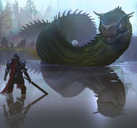 Левиафан водяной монстр