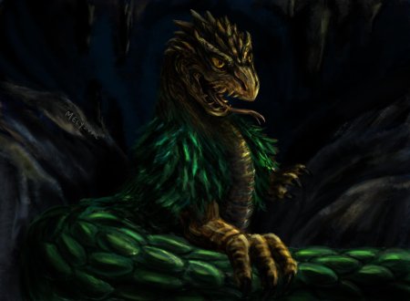 Вирмлинг зеленого дракона