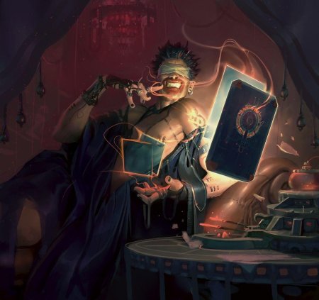 Странствующий торговец фэнтези арт