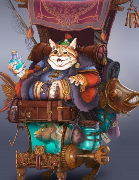 Каджит торговец арт