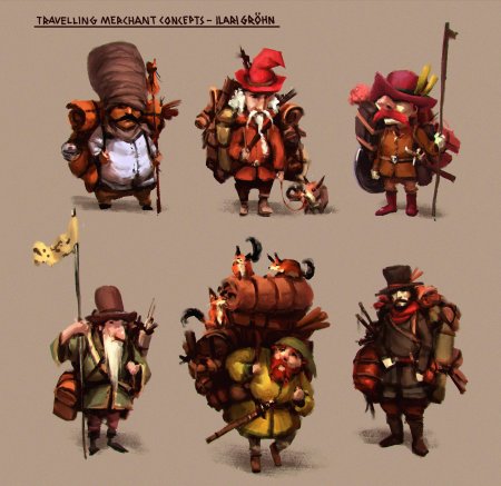Купец концепт арт