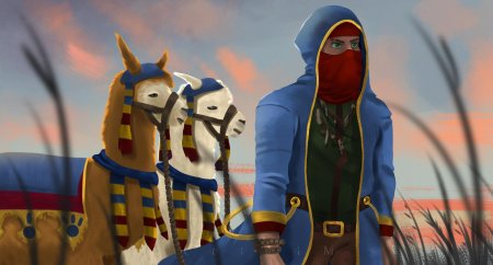 Бродячий торговец майнкрафт арт