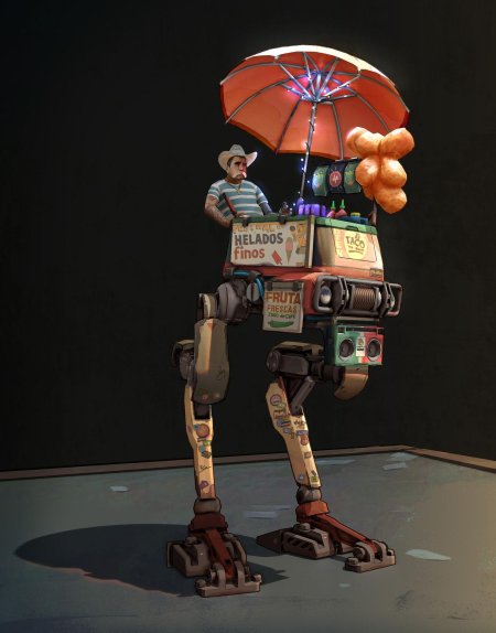 Смешной робот