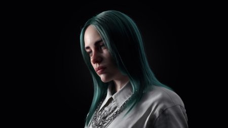 Билли айлиш черные волосы