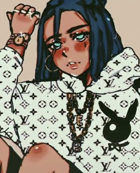 Billie eilish арт мультяшный
