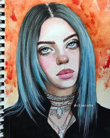 Акварельные портреты