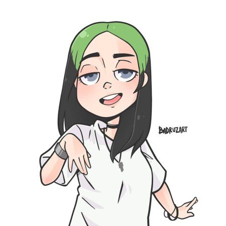 Стикеры билли айлиш