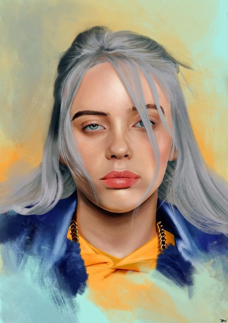 Billie eilish portrait