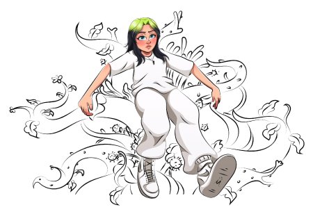 Билли айлиш раскраска