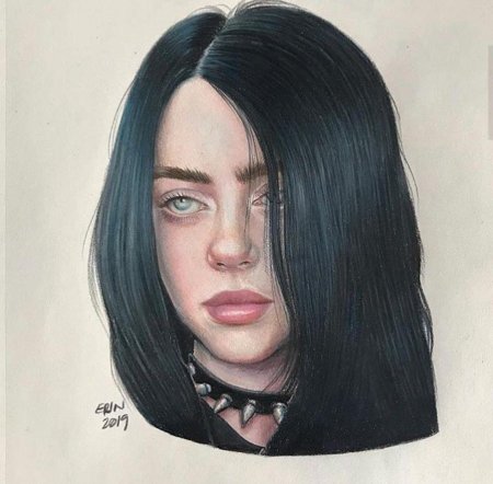 Billie eilish портрет