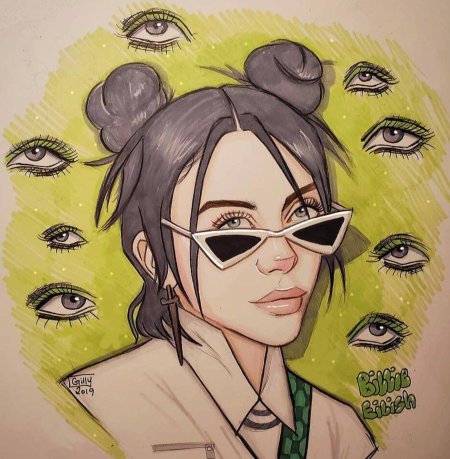 Билли айлиш рисунок