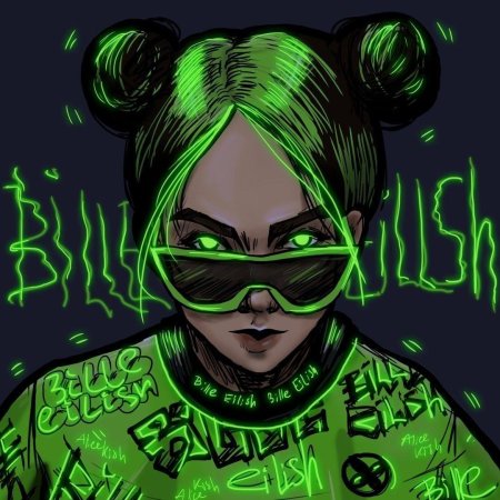 Билли айлиш арт зеленый