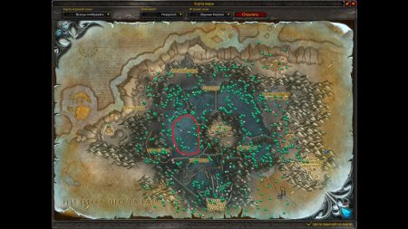 Гавань натиска на карте вов