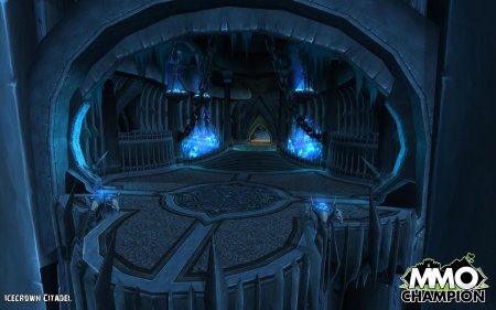 Цитадель ледяной короны тронный зал