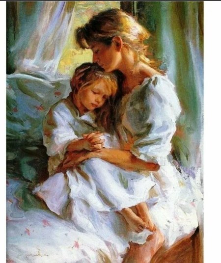 Картины любовь матери к дочери