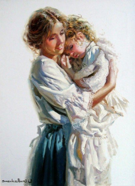 Мать и дитя картина