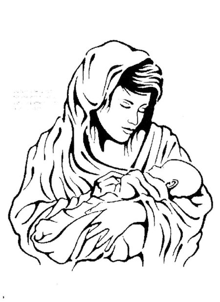 Образ матери рисунок