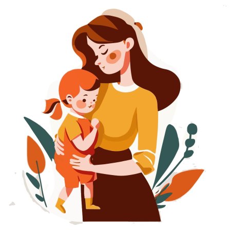 Мама векторный рисунок