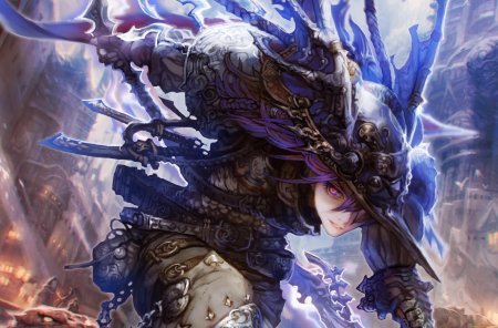 Арт воин бахамут