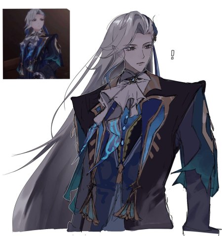 Невиллет геншин арт