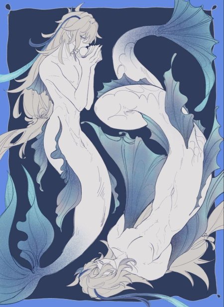 Рисунки русалка