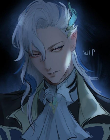 Невиллет геншин арт